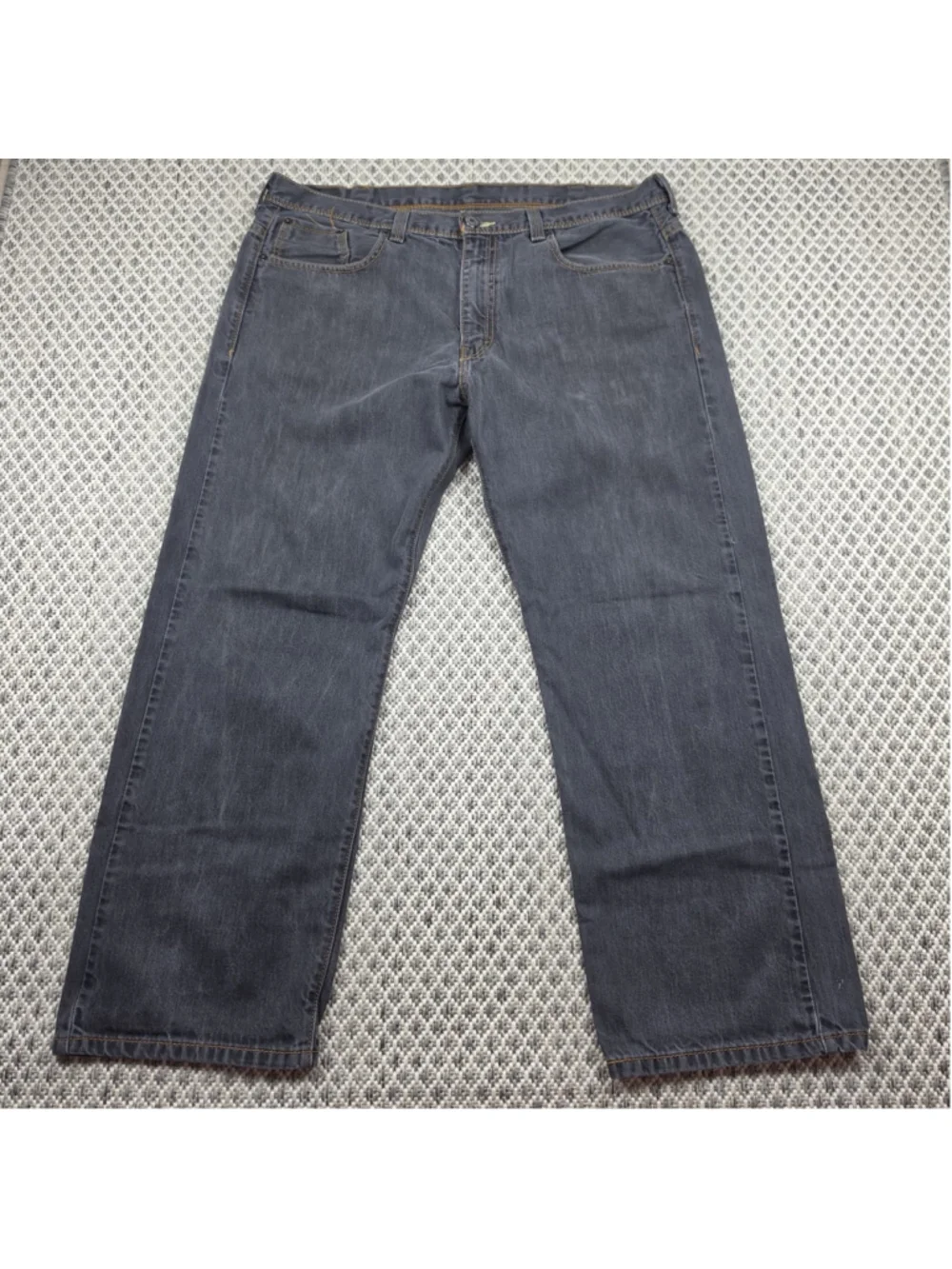 Levi’s 569 Loose Straight Black Jeans Men’s 38x30 Flap Pocket Denim Y2K